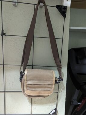L.L. Bean Two-Tone Brown Crossbody Bag